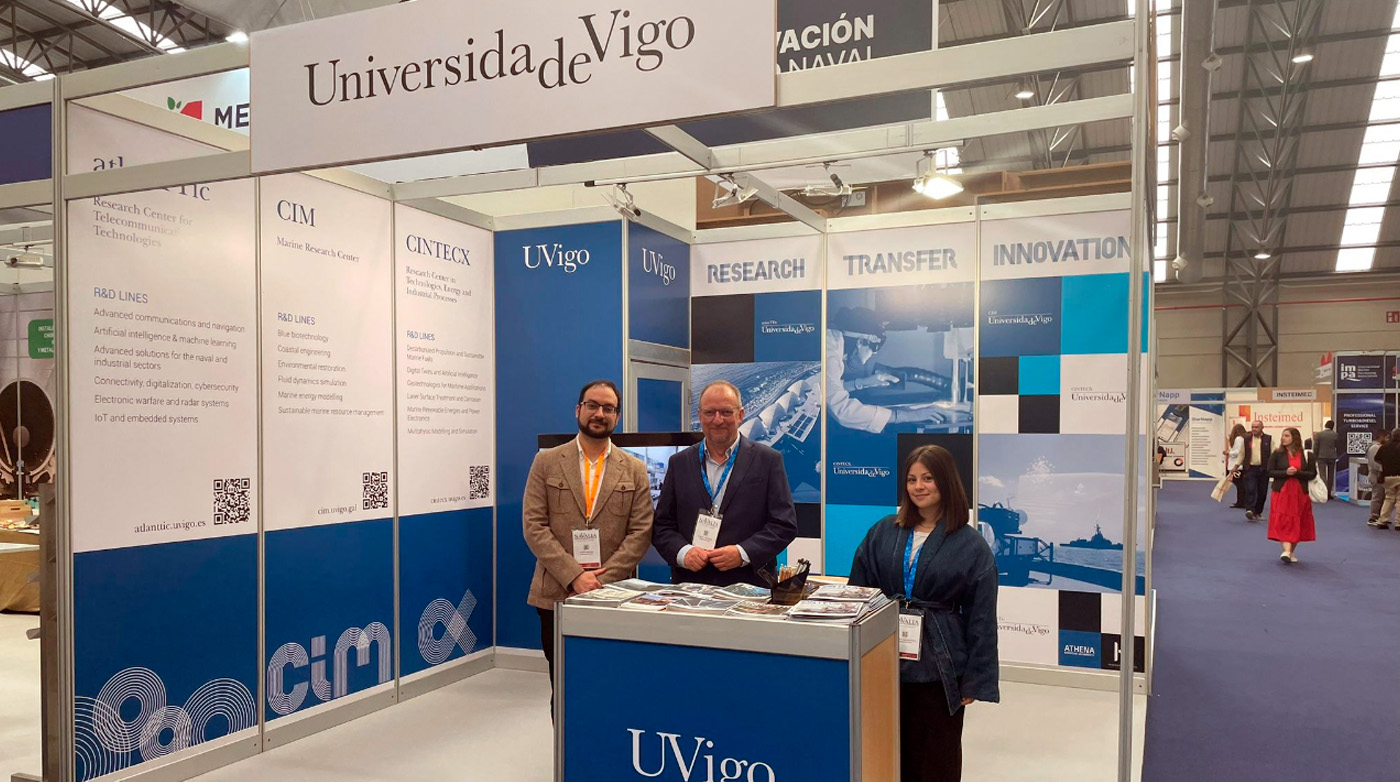 atlanTTic y CINTECX, junto al CIM en la feria Navalia